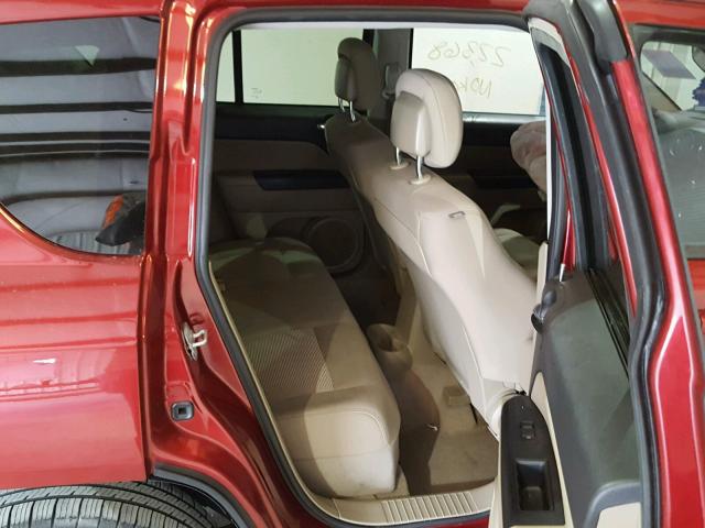 1C4NJCBAXED515405 - 2014 JEEP COMPASS SP MAROON photo 6