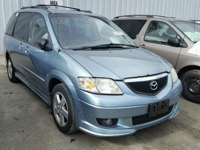 JM3LW28J430353101 - 2003 MAZDA MPV WAGON BLUE photo 1