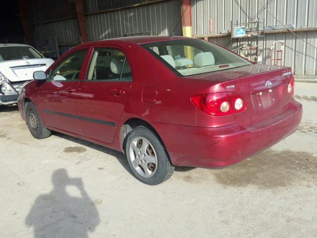 1NXBR32E36Z675833 - 2006 TOYOTA COROLLA CE RED photo 3