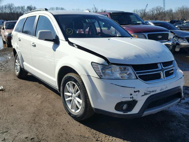 3C4PDCBG8HT589828 - 2017 DODGE JOURNEY SX WHITE photo 1