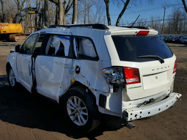 3C4PDCBG8HT589828 - 2017 DODGE JOURNEY SX WHITE photo 3