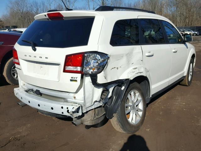 3C4PDCBG8HT589828 - 2017 DODGE JOURNEY SX WHITE photo 4