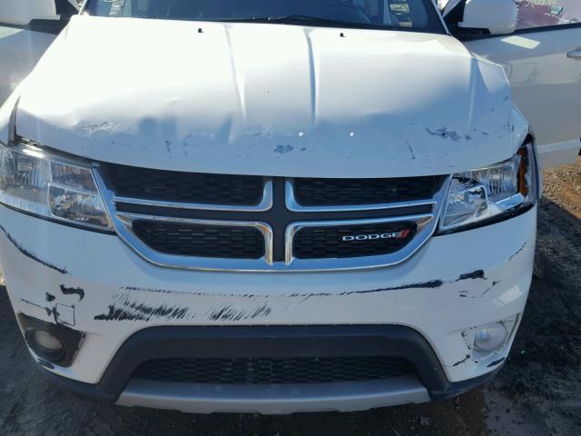 3C4PDCBG8HT589828 - 2017 DODGE JOURNEY SX WHITE photo 7