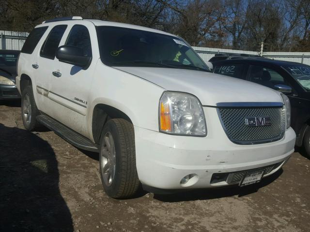 1GKFK63827J341160 - 2007 GMC YUKON DENA WHITE photo 1