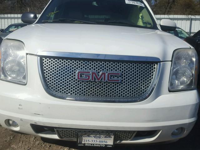 1GKFK63827J341160 - 2007 GMC YUKON DENA WHITE photo 7