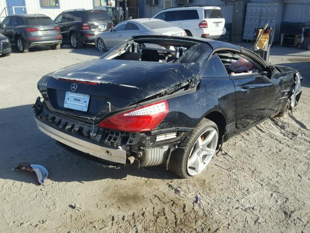 WDDJK7DA0EF025694 - 2014 MERCEDES-BENZ SL 550 BLACK photo 4