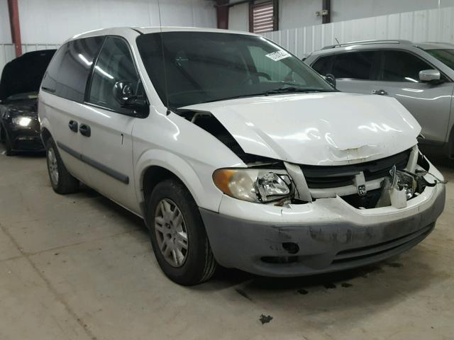 1D4GP25R57B205473 - 2007 DODGE CARAVAN SE WHITE photo 1