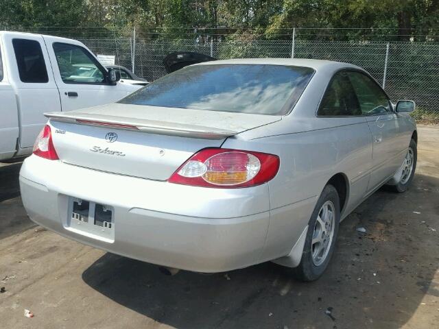 2T1CE22PX2C005090 - 2002 TOYOTA CAMRY SOLA SILVER photo 4