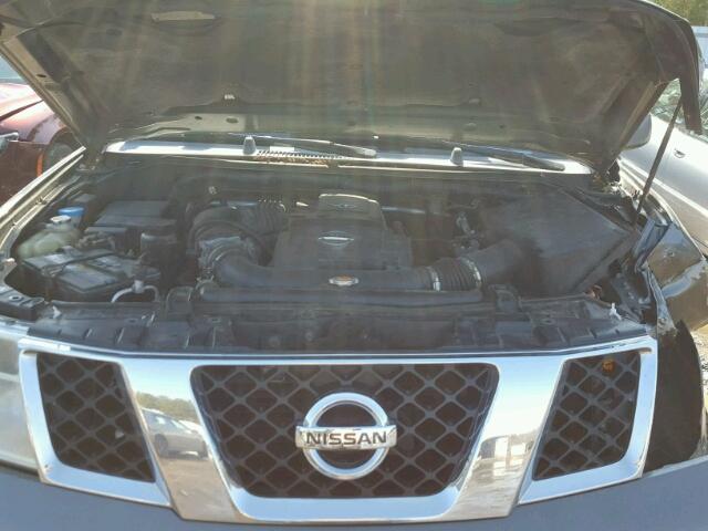 5N1AR18W65C783982 - 2005 NISSAN PATHFINDER GRAY photo 7