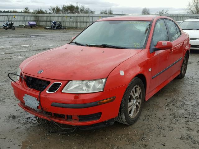 YS3FD49Y971136820 - 2007 SAAB 9-3 2.0T RED photo 2