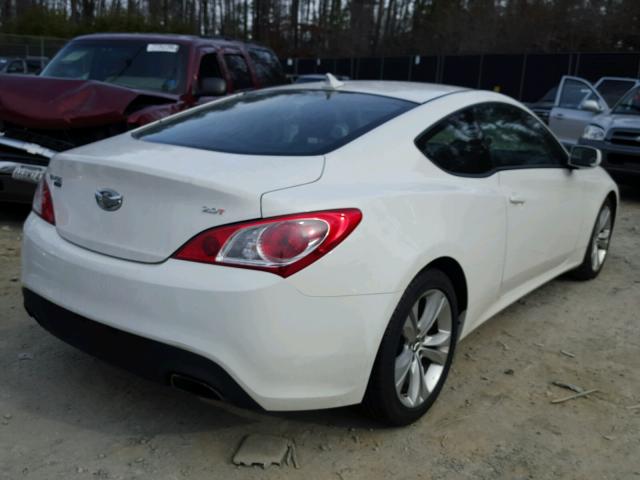 KMHHT6KD2BU060544 - 2011 HYUNDAI GENESIS CO WHITE photo 4