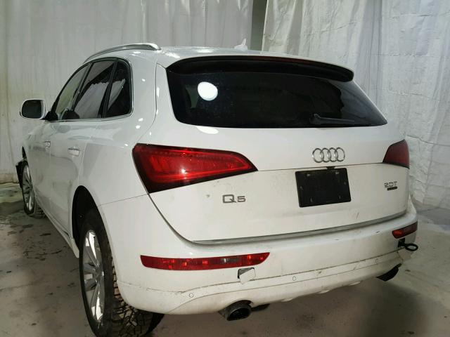 WA1LFAFP1FA072196 - 2015 AUDI Q5 PREMIUM WHITE photo 3