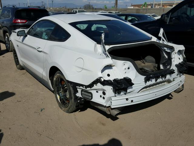 1FA6P8CF8H5210306 - 2017 FORD MUSTANG GT WHITE photo 3