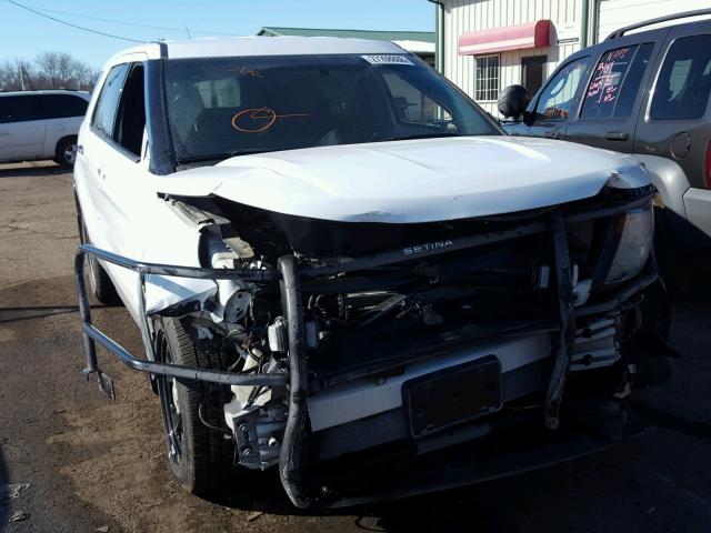 1FM5K8AR9FGA28824 - 2015 FORD EXPLORER P WHITE photo 1