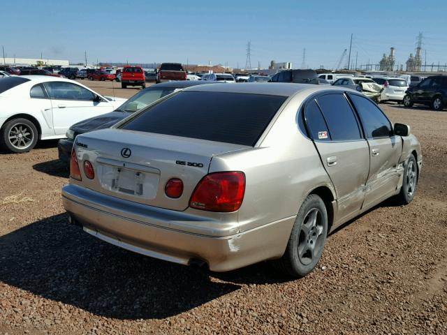 JT8BD69S510146320 - 2001 LEXUS GS 300 GOLD photo 4