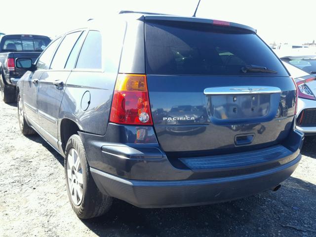 2A8GF48X78R639850 - 2008 CHRYSLER PACIFICA L 蓝色 照片 3