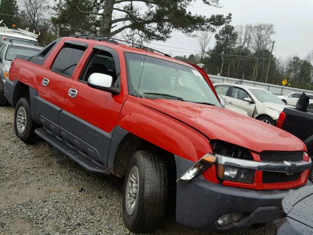 3GNEC13T13G124889 - 2003 CHEVROLET AVALANCHE RED photo 1