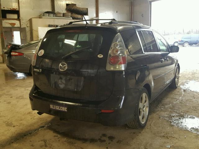 JM1CR293470135858 - 2007 MAZDA 5 BLACK photo 4