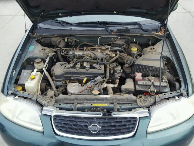 3N1CB51D71L443906 - 2001 NISSAN SENTRA XE GREEN photo 7