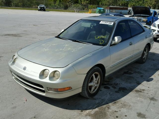 JH4DB7669VS000489 - 1997 ACURA INTEGRA GS GRAY photo 2