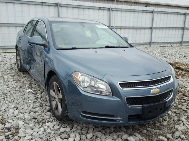 1G1ZF57509F143683 - 2009 CHEVROLET MALIBU HYB BLUE photo 1