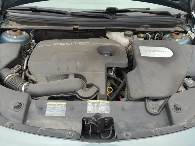 1G1ZF57509F143683 - 2009 CHEVROLET MALIBU HYB BLUE photo 7