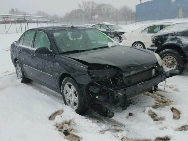 1G1ZT57N17F185351 - 2007 CHEVROLET MALIBU LT BLACK photo 1