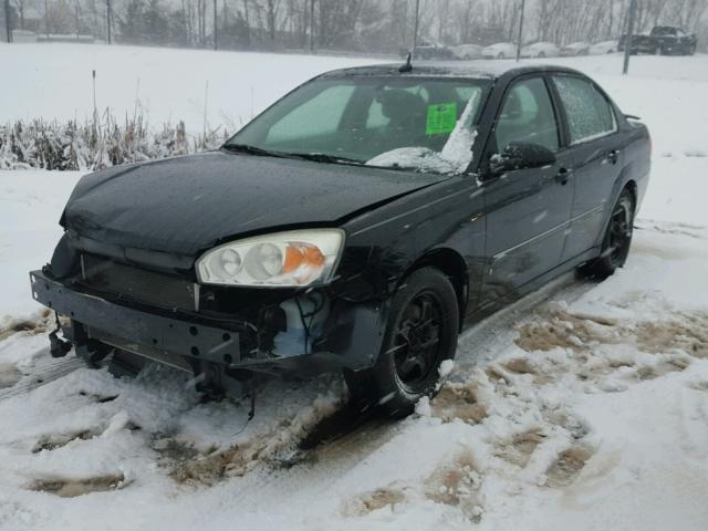 1G1ZT57N17F185351 - 2007 CHEVROLET MALIBU LT BLACK photo 2