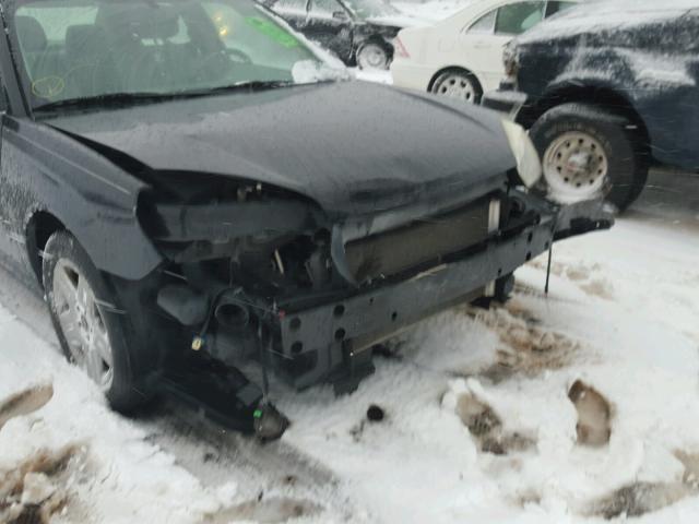 1G1ZT57N17F185351 - 2007 CHEVROLET MALIBU LT BLACK photo 9