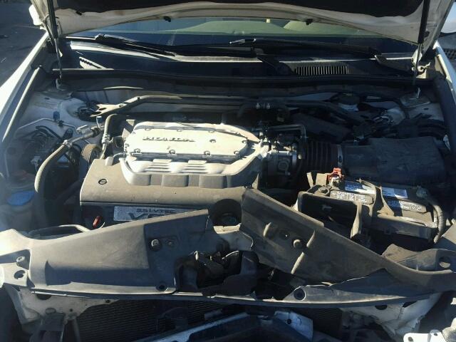 1HGCP36789A037367 - 2009 HONDA ACCORD EX WHITE photo 7