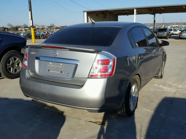 3N1AB6AP5CL730980 - 2012 NISSAN SENTRA 2.0 SILVER photo 4