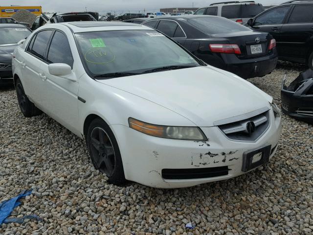 19UUA66235A051392 - 2005 ACURA TL WHITE photo 1