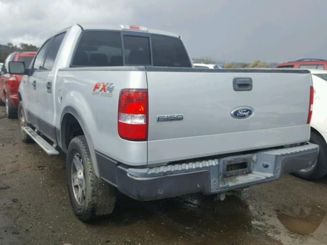 1FTPW14504KD92576 - 2004 FORD F150 SUPER SILVER photo 3