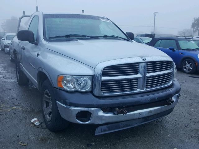 1D7HA16D64J186665 - 2004 DODGE RAM 1500 S GRAY photo 1