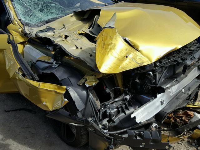 WBS3R9C56GK338301 - 2016 BMW M4 YELLOW photo 9