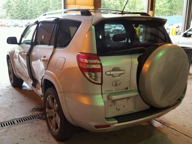 JTMBF32V49D013017 - 2009 TOYOTA RAV4 SPORT SILVER photo 3