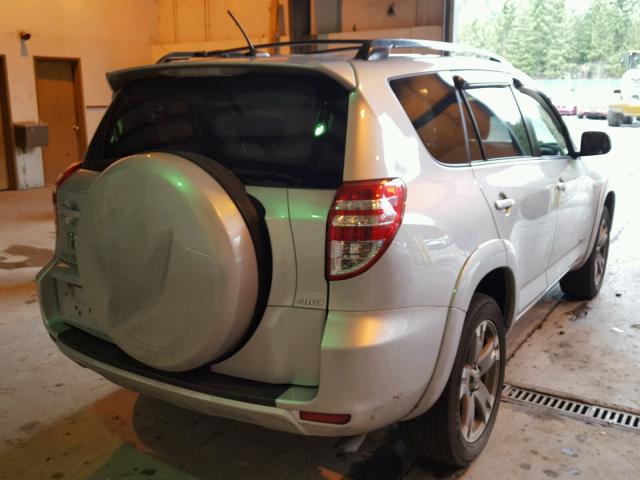 JTMBF32V49D013017 - 2009 TOYOTA RAV4 SPORT SILVER photo 4