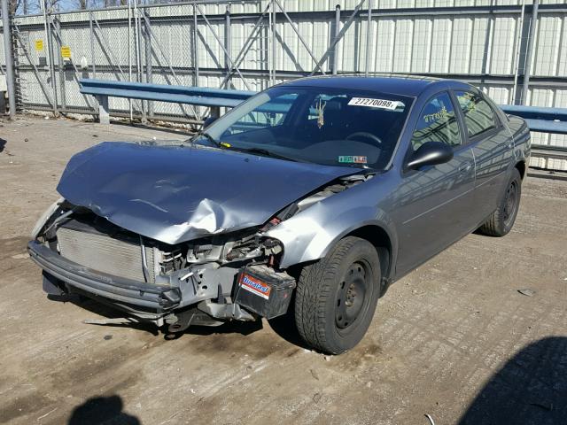 1B3EL46T26N197465 - 2006 DODGE STRATUS SX GRAY photo 2