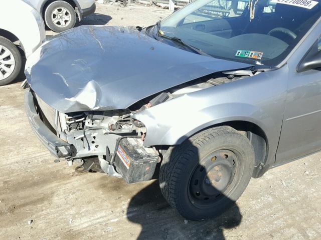 1B3EL46T26N197465 - 2006 DODGE STRATUS SX GRAY photo 9