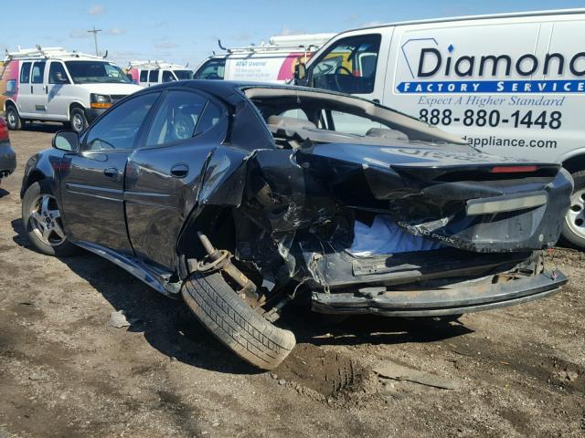 2G2WS522041375935 - 2004 PONTIAC GRAND PRIX BLACK photo 3