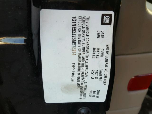 1G1NE52J23M578214 - 2003 CHEVROLET MALIBU LS 灰色 照片 10