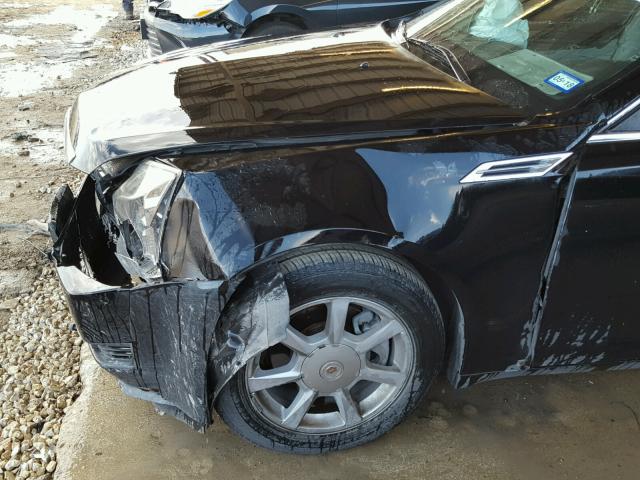 1G6DF577780162531 - 2008 CADILLAC CTS BLACK photo 9