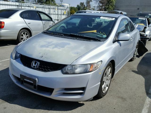 2HGFG1B68AH523536 - 2010 HONDA CIVIC LX SILVER photo 2