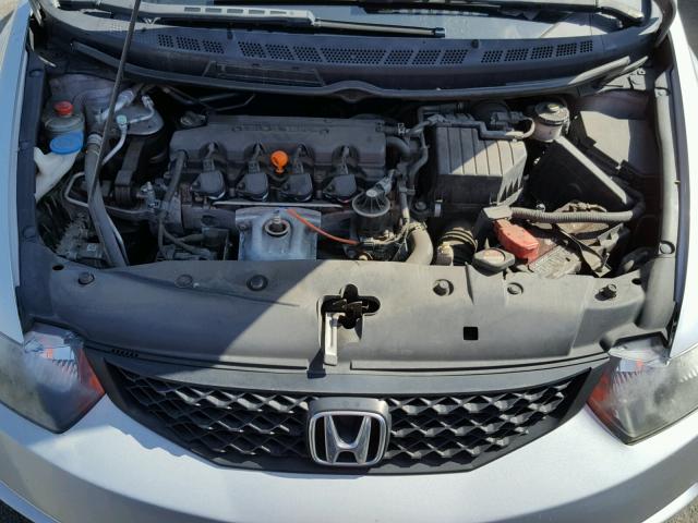 2HGFG1B68AH523536 - 2010 HONDA CIVIC LX SILVER photo 7