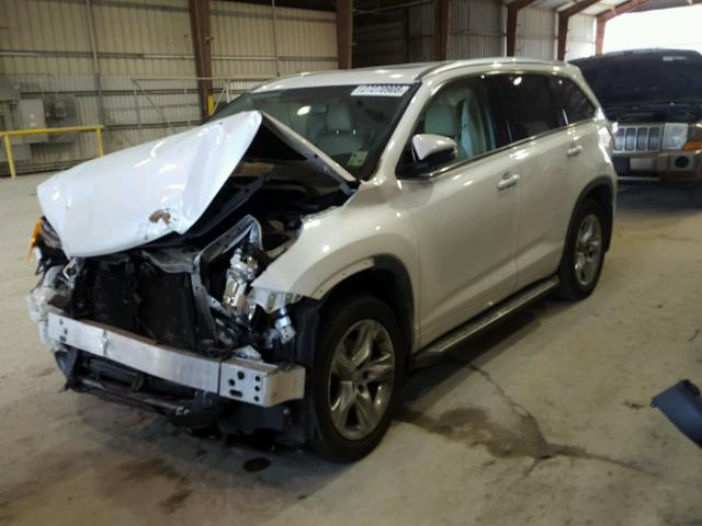 5TDYKRFH7FS058773 - 2015 TOYOTA HIGHLANDER WHITE photo 2