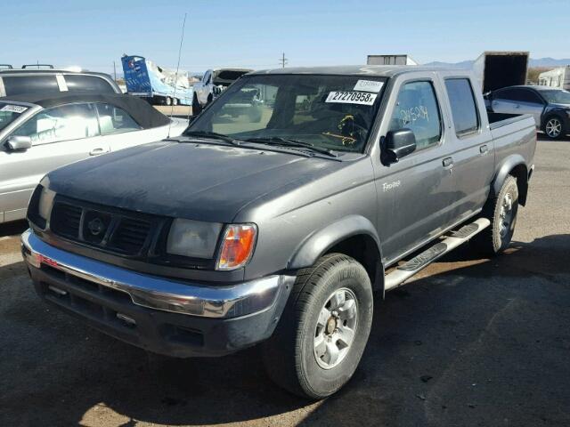 1N6ED27T7YC309042 - 2000 NISSAN FRONTIER C CHARCOAL photo 2