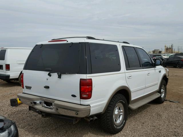 1FMFU18L01LA26273 - 2001 FORD EXPEDITION WHITE photo 4