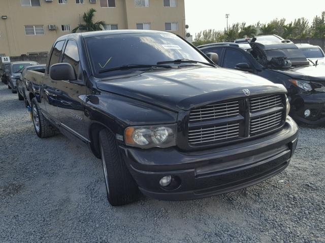 1D7HA18DX4S624210 - 2004 DODGE RAM 1500 S BLACK photo 1