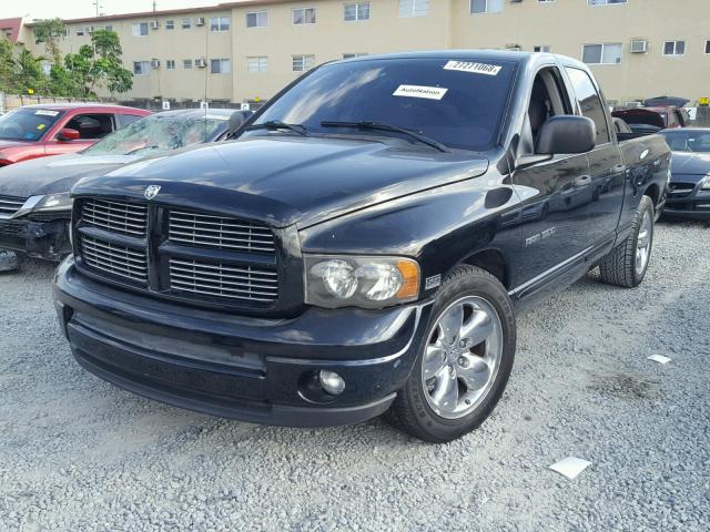 1D7HA18DX4S624210 - 2004 DODGE RAM 1500 S BLACK photo 2