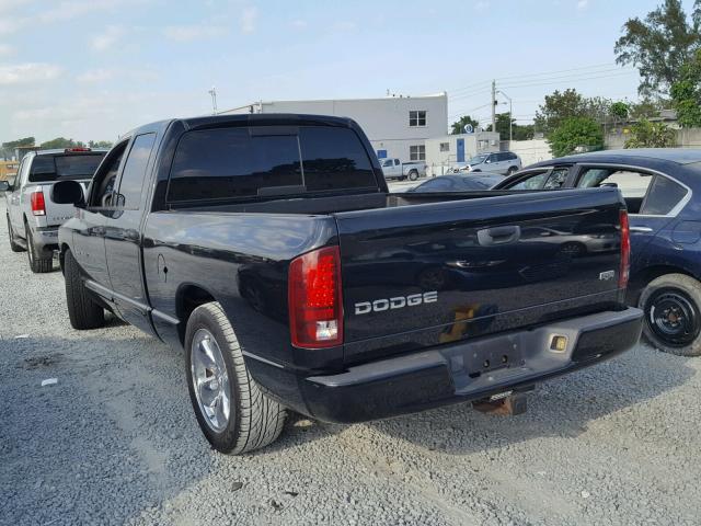 1D7HA18DX4S624210 - 2004 DODGE RAM 1500 S BLACK photo 3